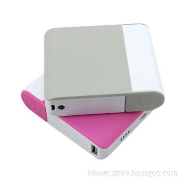12,000mAh Portable Mirror Power Bank for iPhone6, 5V 1A OutputNew